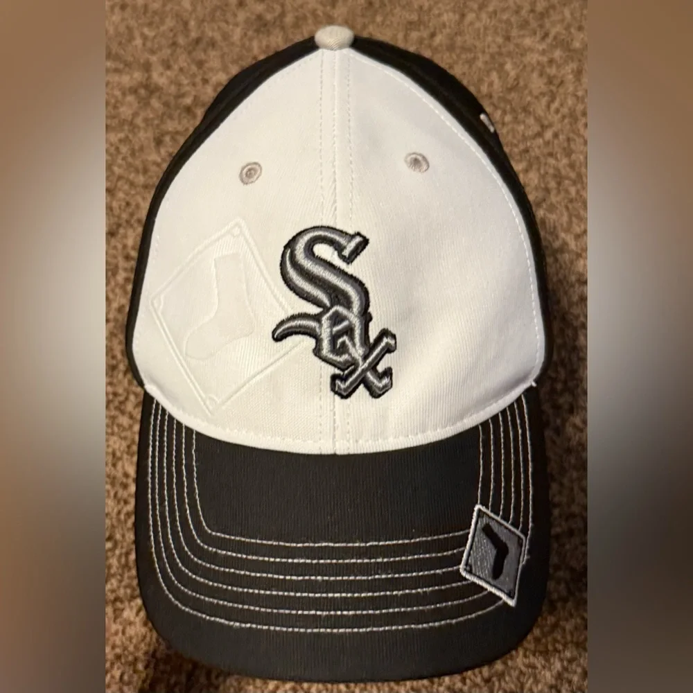VINTAGE Chicago White Sox‎ Hat Strapback MLB Baseball ‘47 Twins Cap Hat Black